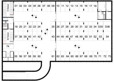 plattegrond parkeergarage